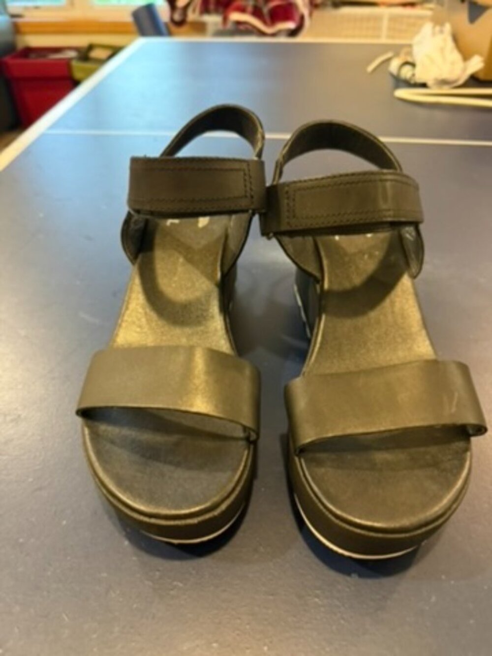 Black Sorel Wedges